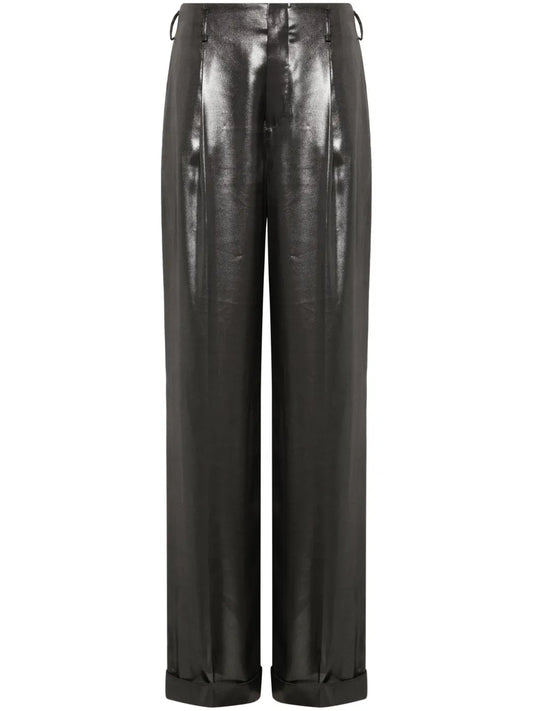 Acklie Pleated Wide-Leg Trousers