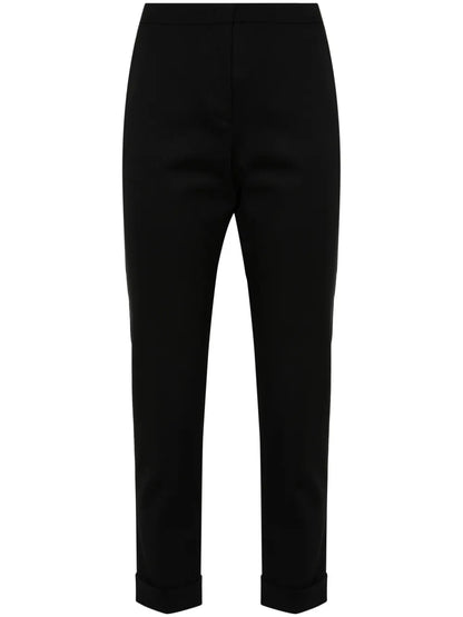Cropped Wool Trousers