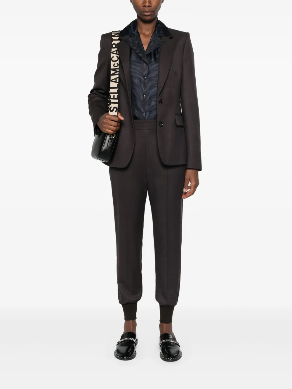 Wool Tapered Trousers