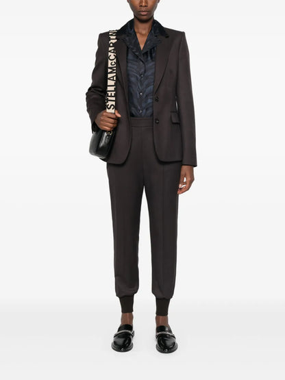 Wool Tapered Trousers