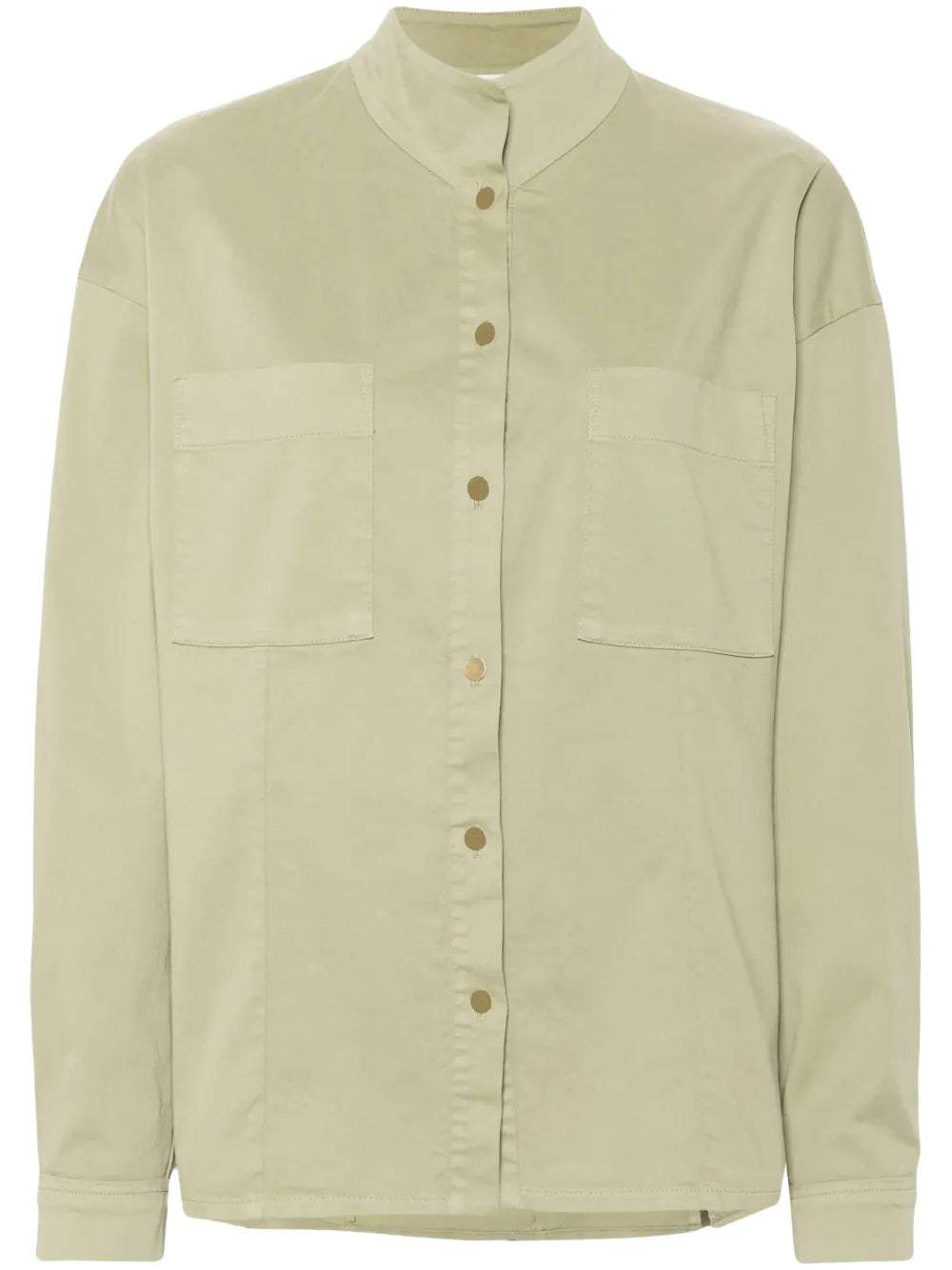 Long-Sleeve Cotton Blend Shirt