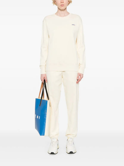 Logo-Tag Cotton Track Pants