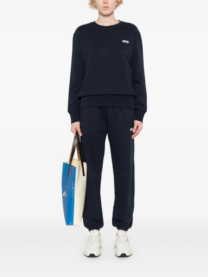Logo-Patch Cotton Sweatshirt