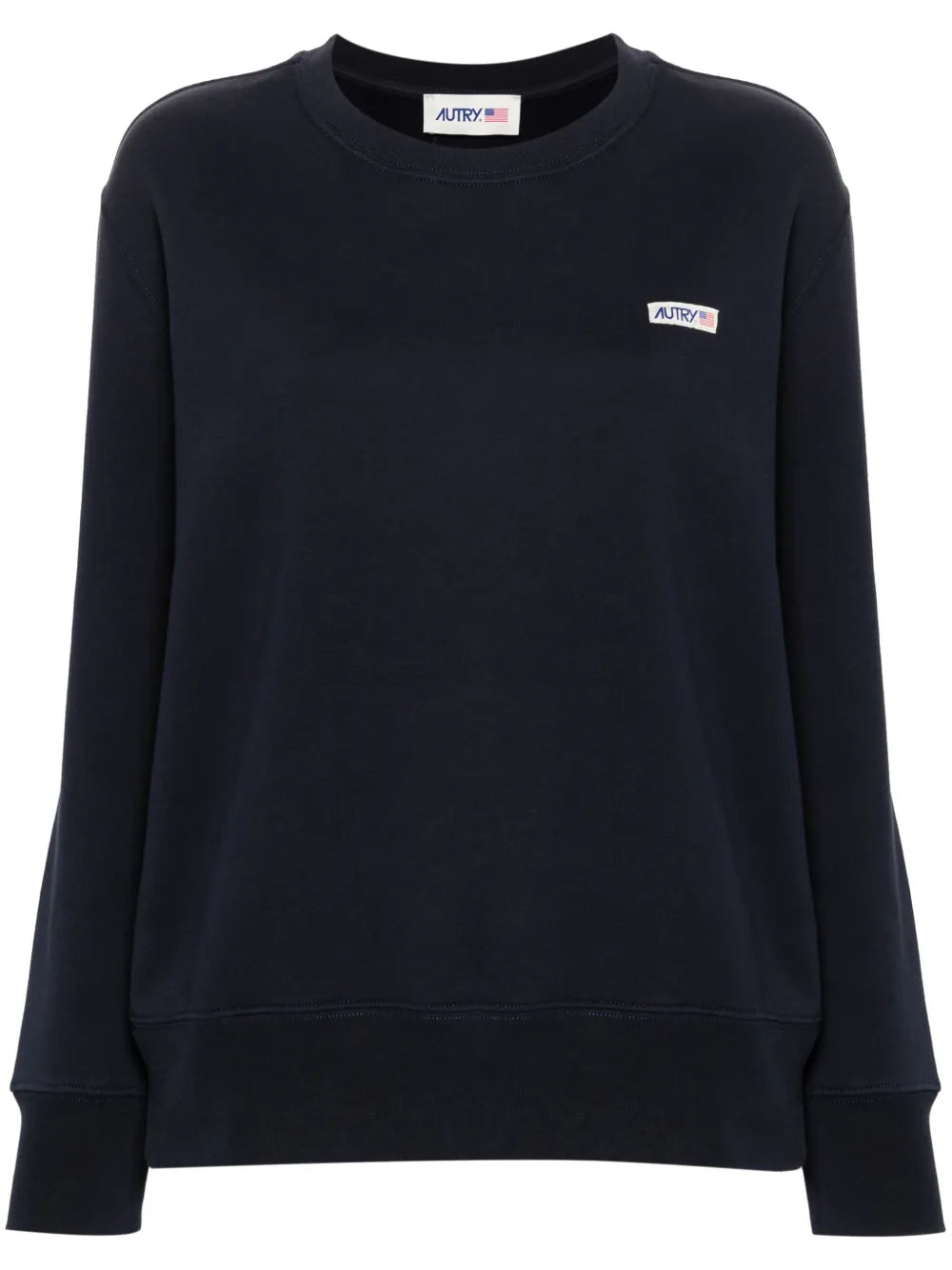 Logo-Patch Cotton Sweatshirt