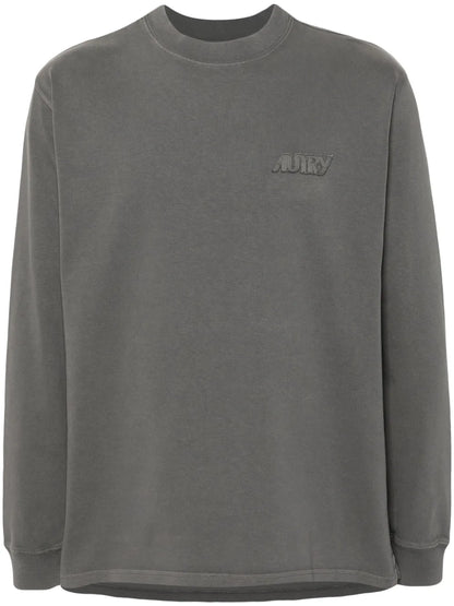 Logo-Patch Cotton Sweatshirt