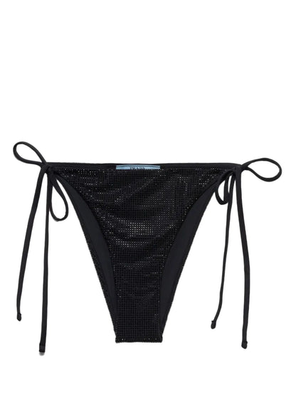 Logo-Plaque Side-Tie Bikini Bottom