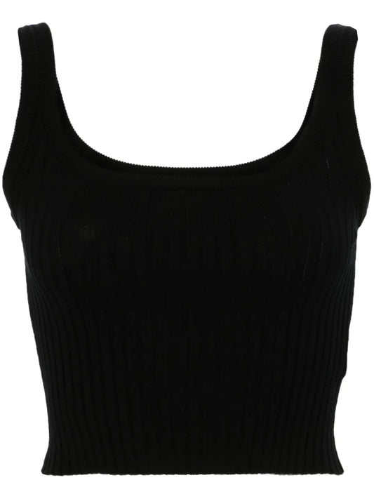 Scoop-Neck Crop Top