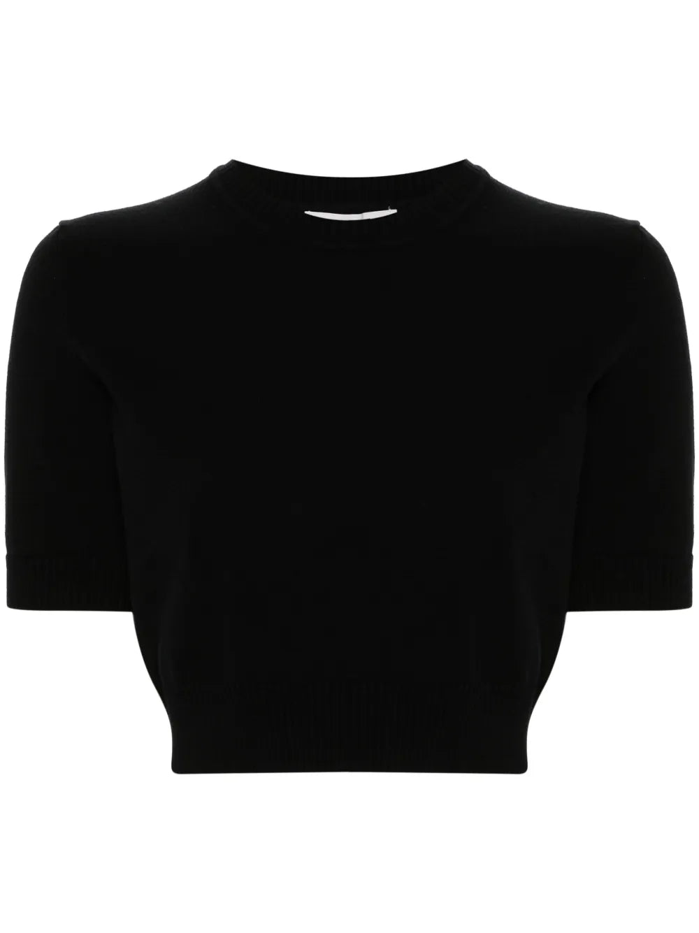 Crew-Neck Cropped T-Shirt