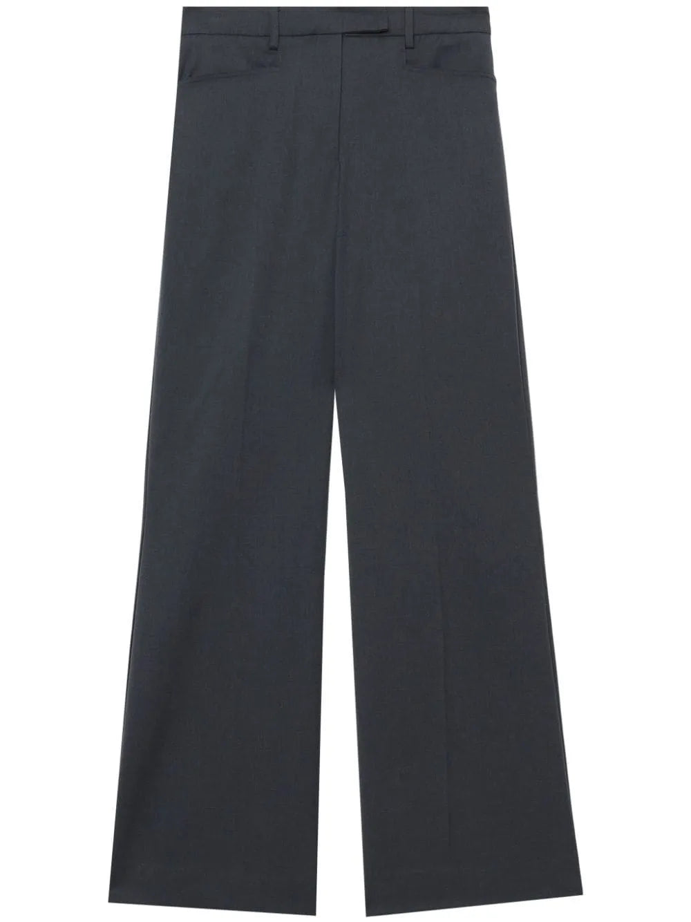 Mid-Rise Straight-Leg Trousers
