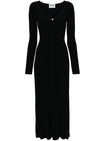 Ribbed-Knit Maxi Dress