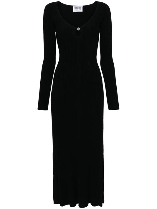 Ribbed-Knit Maxi Dress