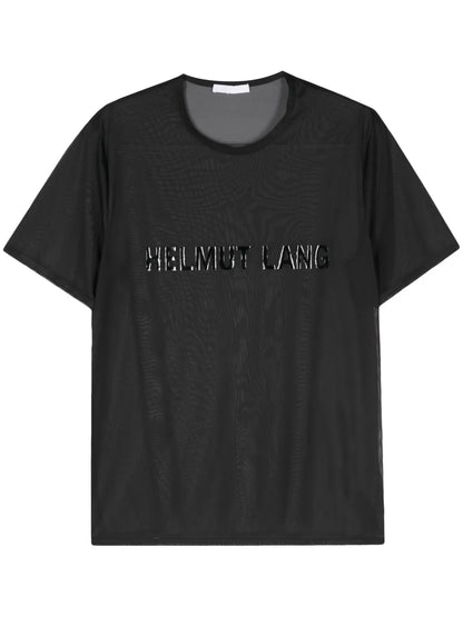 Logo-Appliqué Sheer T-Shirt