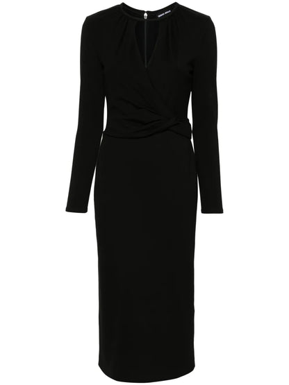 Long-Sleeve Midi Dress
