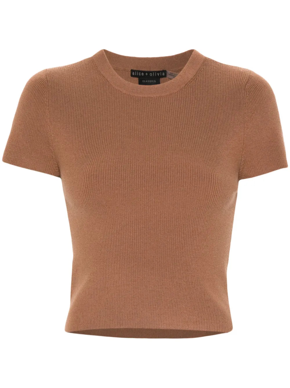 Short-Sleeve Knitted Top