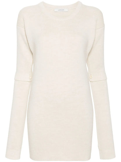 Detachable-Sleeve Dress