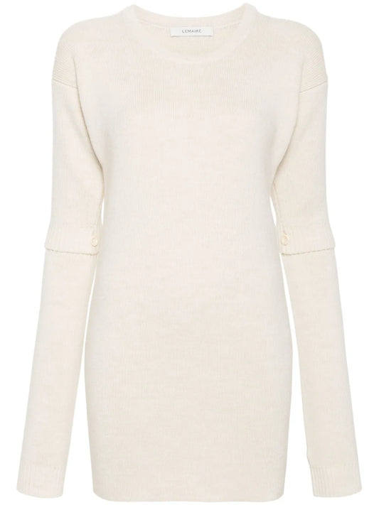 Detachable-Sleeve Dress