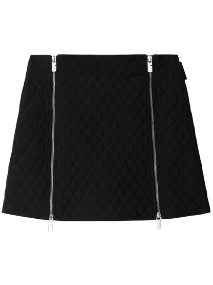 Quilted Mini Skirt