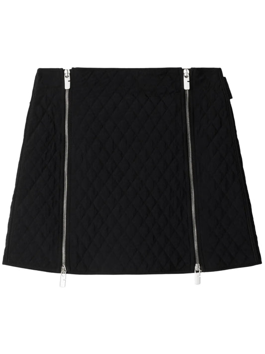 Quilted Mini Skirt