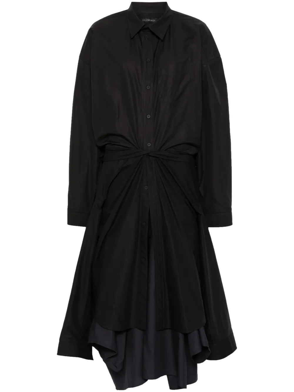 Maxi Patched Shirt Dress