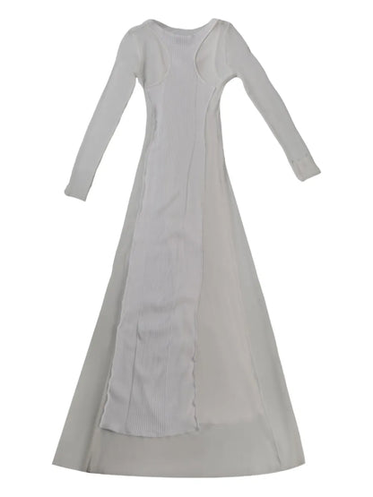 Tulle-Panelled Dress