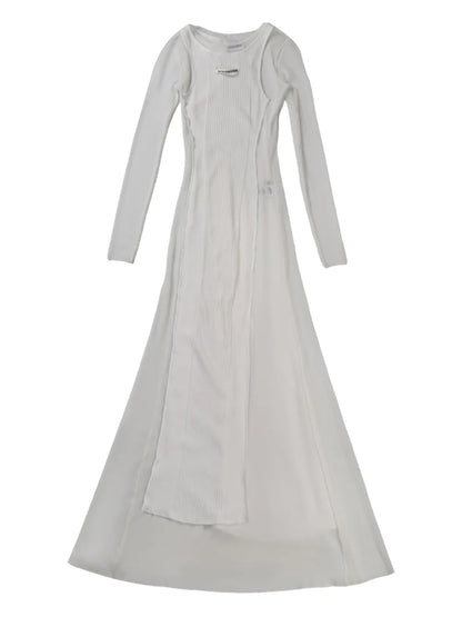 Tulle-Panelled Dress