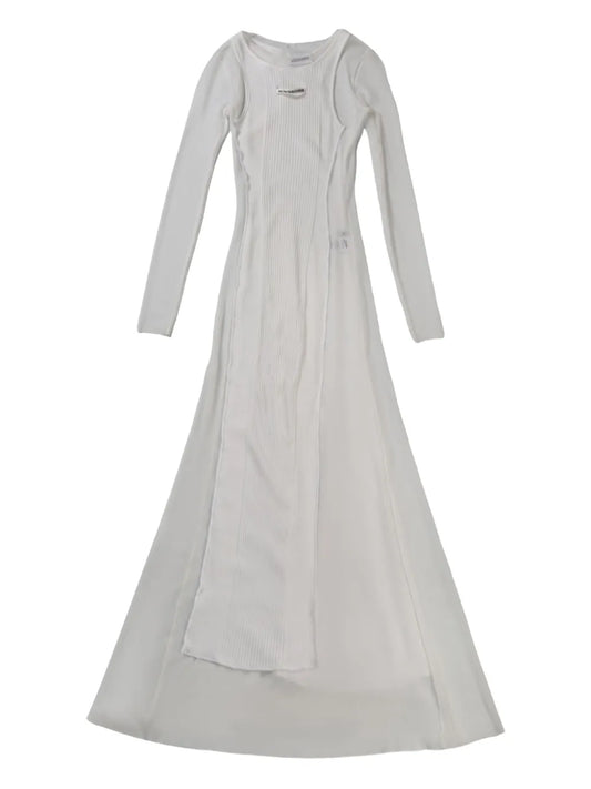 Tulle-Panelled Dress
