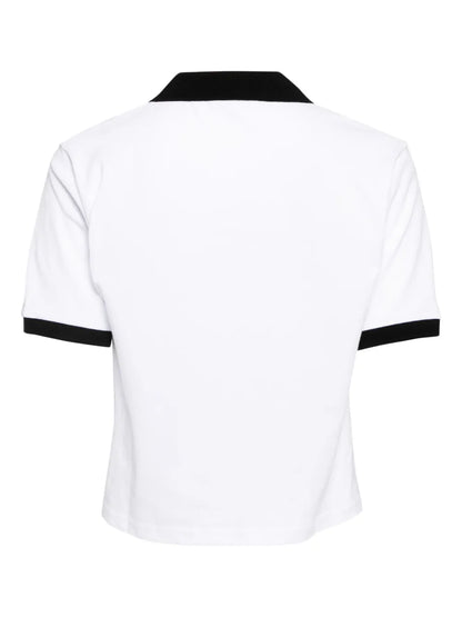 Logo-Embroidered Polo Top