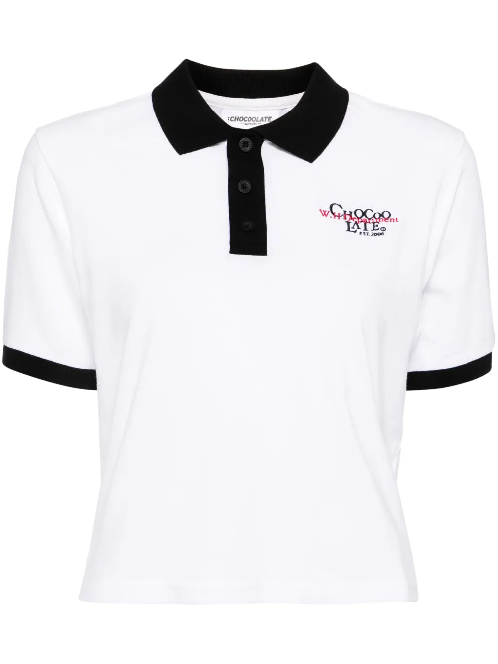 Logo-Embroidered Polo Top