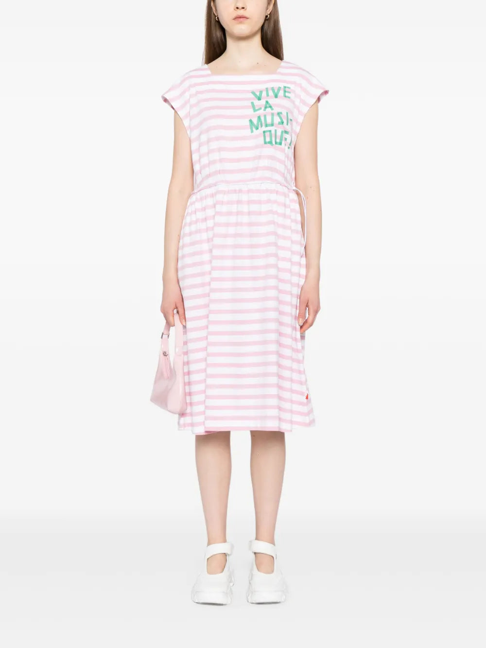 Stripe Pattern Print Dress