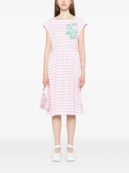 Stripe Pattern Print Dress