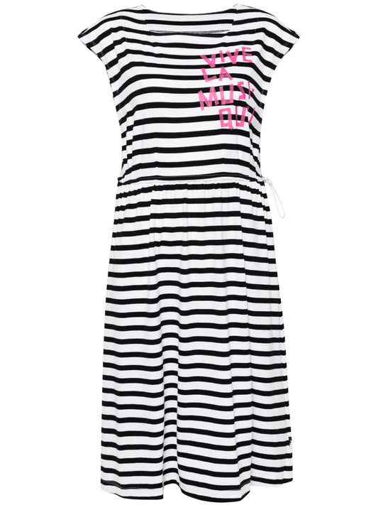 Stripe Pattern Print Dress