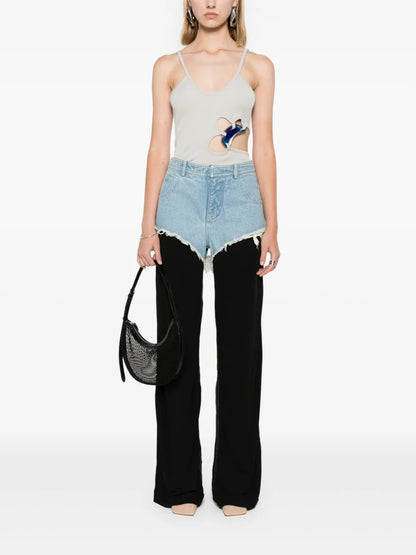 Duke Splice Mid-Rise Straight-Leg Trousers