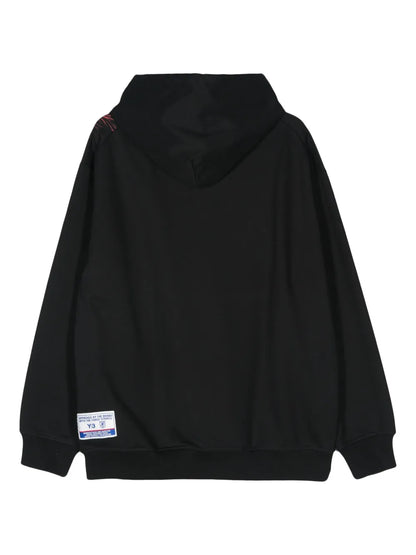 Flame-Print Hoodie