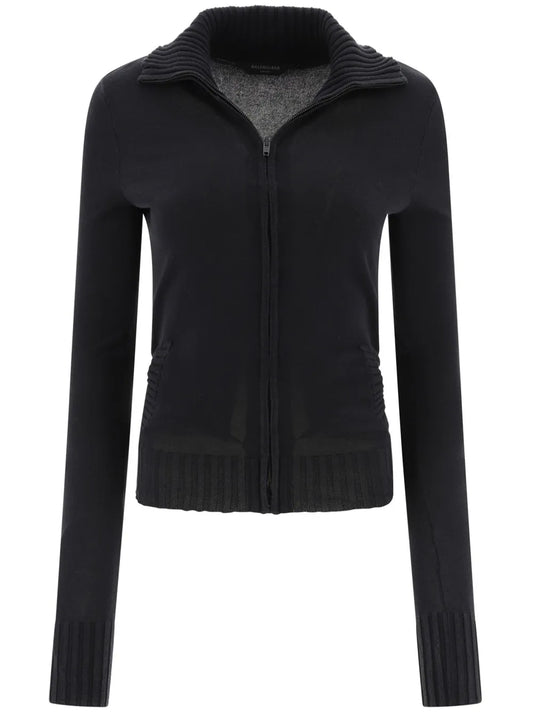 Knot-Detailing Cotton-Blend Cardigan