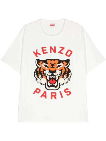 Lucky Tiger Cotton T-Shirt