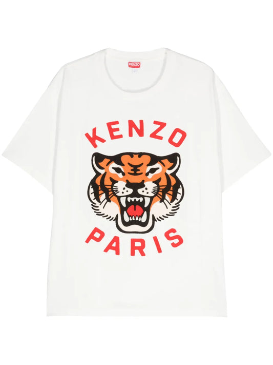 Lucky Tiger Cotton T-Shirt
