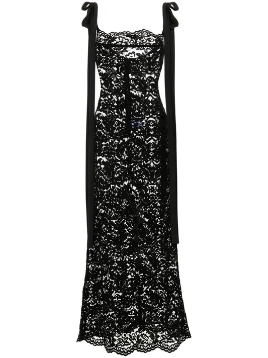 Corded-Lace Maxi Dress