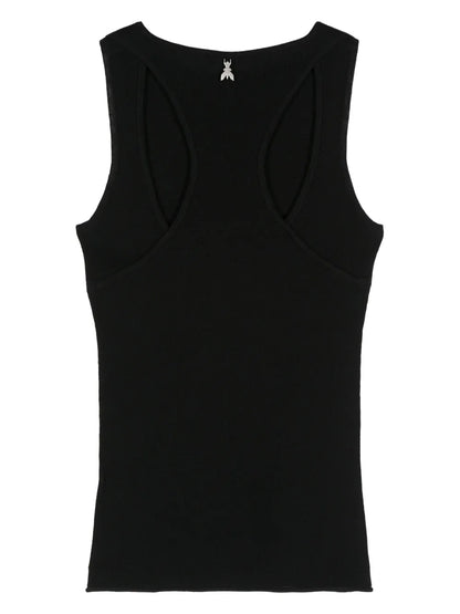 Fine-Ribbed Wool Top