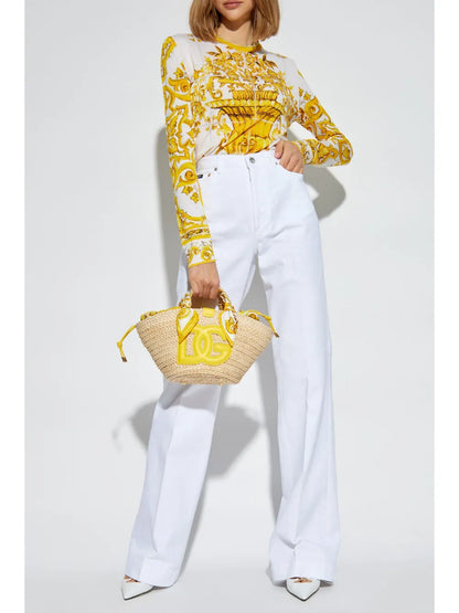 Majolica Print Sweater