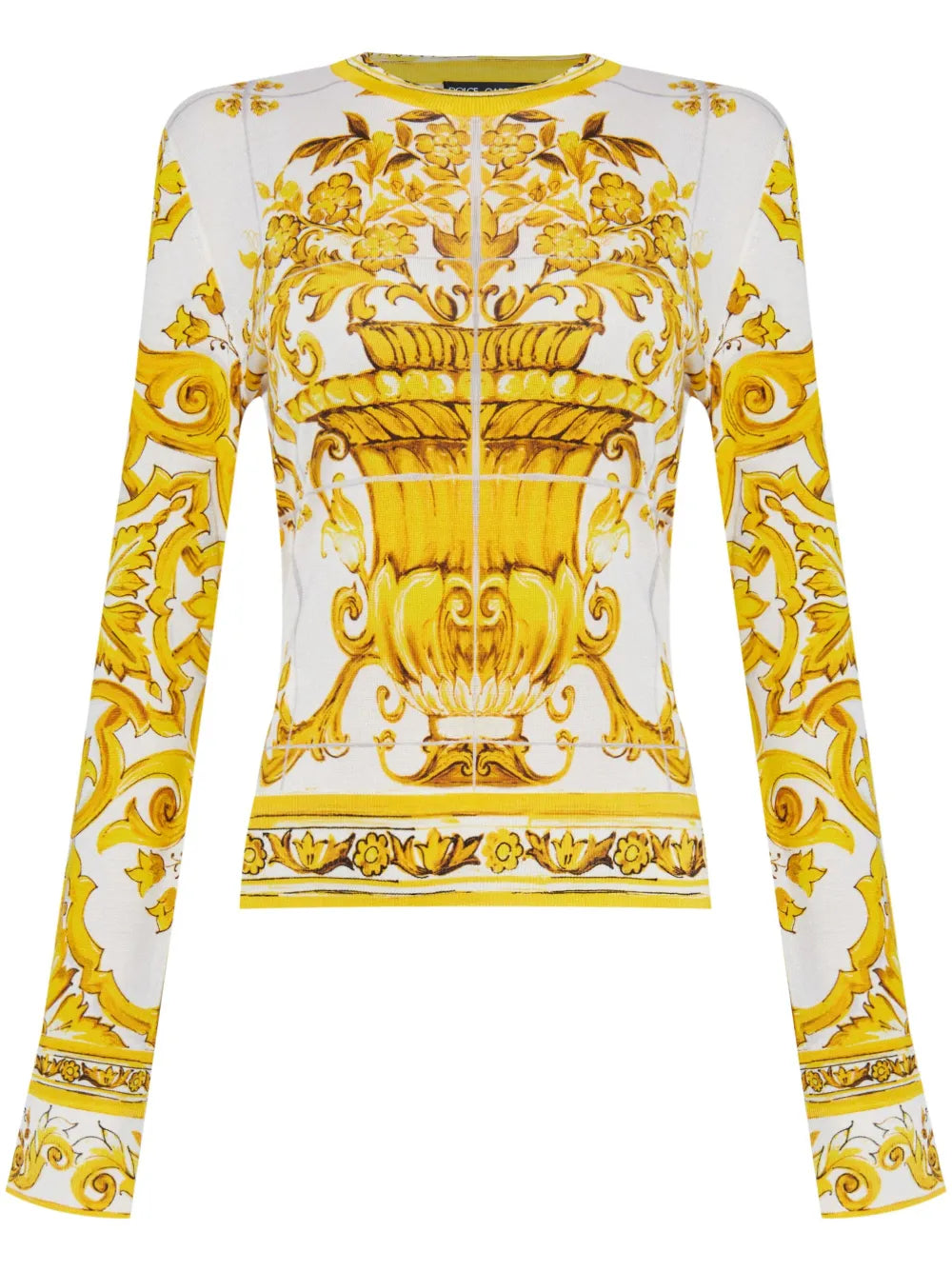 Majolica Print Sweater