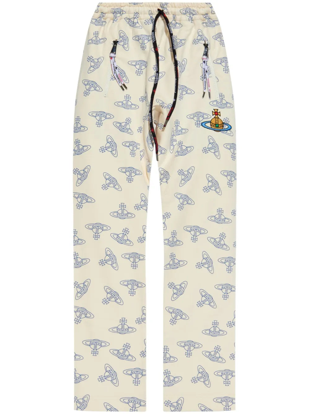 All-Over Logo High-Waisted Trousers