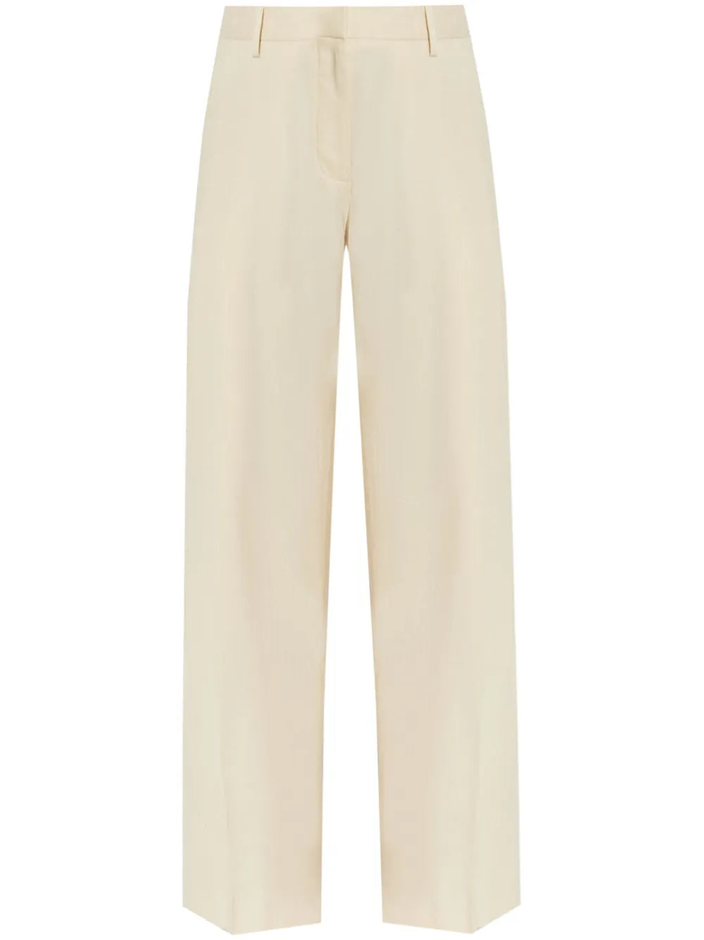 Pleated Wide-Leg Trousers
