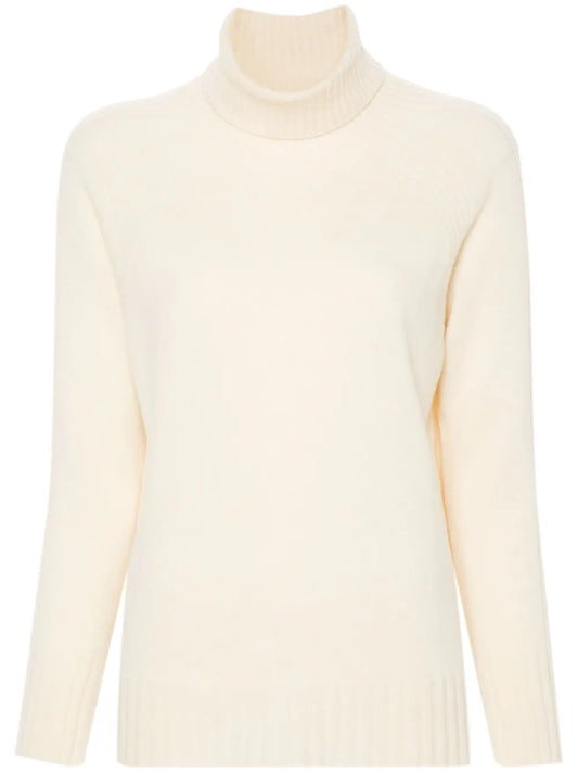 Roll-Neck Wool-Cashmere Blend Jumper