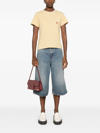 Doris Whipstitch-Trim T-Shirt