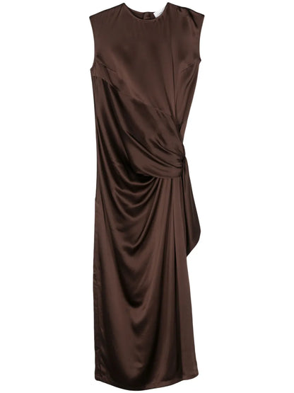 Daitra Silk Maxi Dress