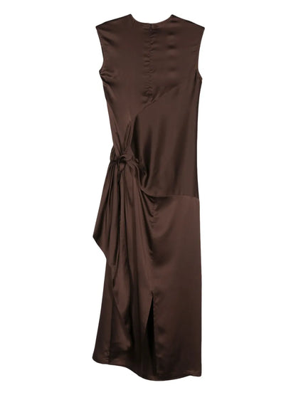 Daitra Silk Maxi Dress
