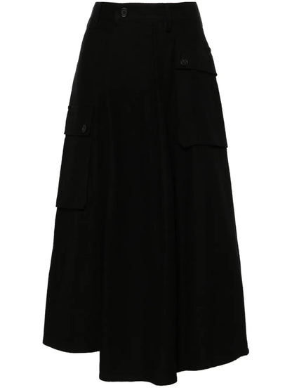 Pleated Midi Skirt