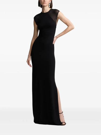Sheer Detailing Maxi-Dress