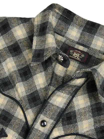 Check-Pattern Belted Dress