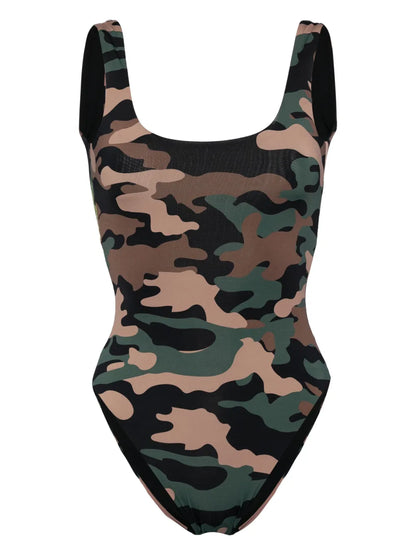 Camouflage-Print Swimsuit